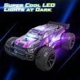 thumbnail image 5 of Allaugh High Speed RC Car, Remote Control Car Toy, 1:22 Scale 2WD off-Road RC Racing Car Truck with Headlight for 3-12Y Kids Adults (Purple), 5 of 6