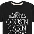 thumbnail image 3 of Instant Message - Cousin Cabin Crew - Vacation - Toddler & Youth Short Sleeve Graphic T-Shirt, 3 of 6