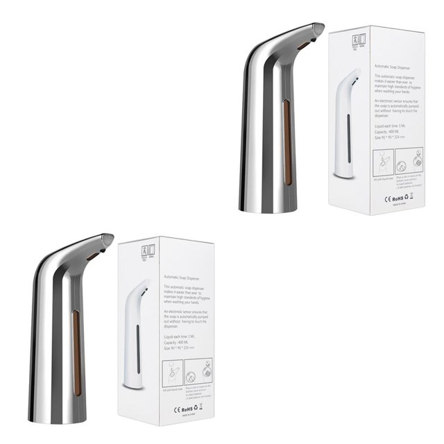 Dispensador automático Injueey 400ml sensor IR inteligente sin contacto color Oro
