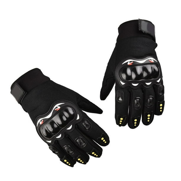 Guantes de motocicleta con pantalla táctil, guantes de motocicleta transpirables, antideslizantes, negros, guantes de motocicleta, rendimiento potente