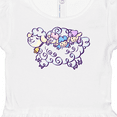 thumbnail image 4 of Inktastic Fluffy Sheep Family Girls Baby Dress, 4 of 5