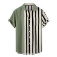 thumbnail image 1 of Pompotops Chemise à Manches Courtes à Motif Imprimé Décontracté pour Hommes en Solde, 1 of 4