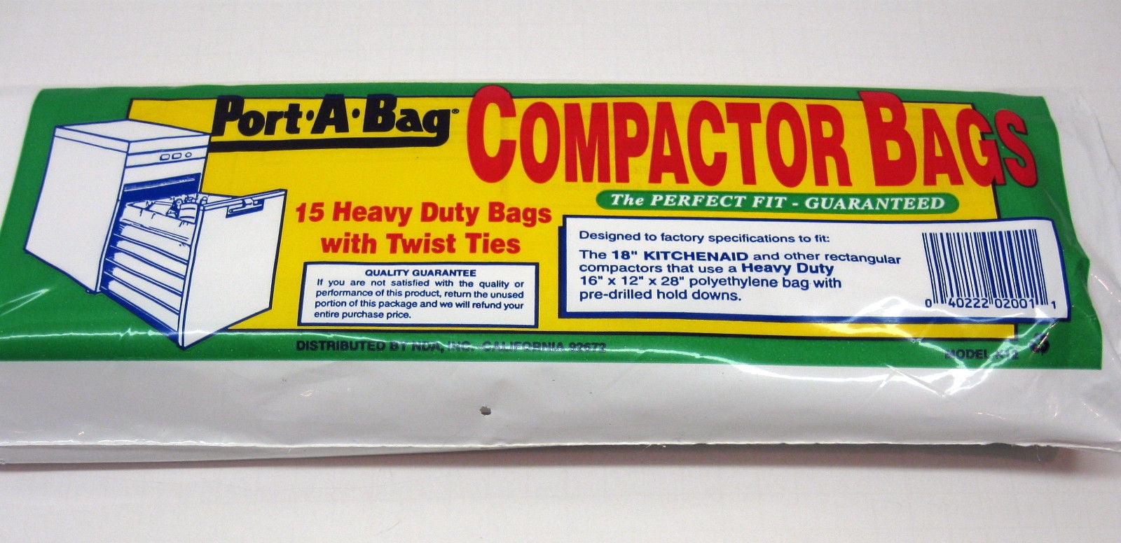Strong Wet-Strength Paper & Plastic Liner Details about   12 Bags Trash Compactor Bags 2-Ply 