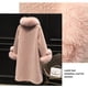 thumbnail image 4 of Jumpingount Abrigo de piel artificial Ligero Mezclas de lana para mujer Abrigo largo Transpirable Amigable con la piel Chaqueta de invierno lavable Prendas Abrigos y chamarras Rosado L Jumpingount  AP013647-02, 4 of 6