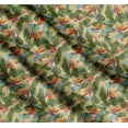 thumbnail image 3 of Soimoi Cotton Cambric Fabric Tropical Leaves,Plumeria & Heliconia Floral Printed Fabric 1 Yard 42 Inch Wide, 3 of 7
