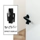 thumbnail image 5 of Manija de puerta de baño interior con cerradura, color negro, palanca de privacidad para dormitorio, manijas de puerta interiores, cerraduras de puerta cuadradas reversibles sin llave, color negro, 5 of 8