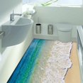 thumbnail image 4 of paquete de calcomanías de pared de playa de surf, calcomanía removible, The Art Magic 3D Surf Beach Dreamscape Home Dec, 4 of 5