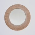 thumbnail image 5 of Expobazaar Wall Mirror | Rustic Farmhouse Style Handcarved Wooden Decorative Hanging Wall Mirror | 36", 5 of 8