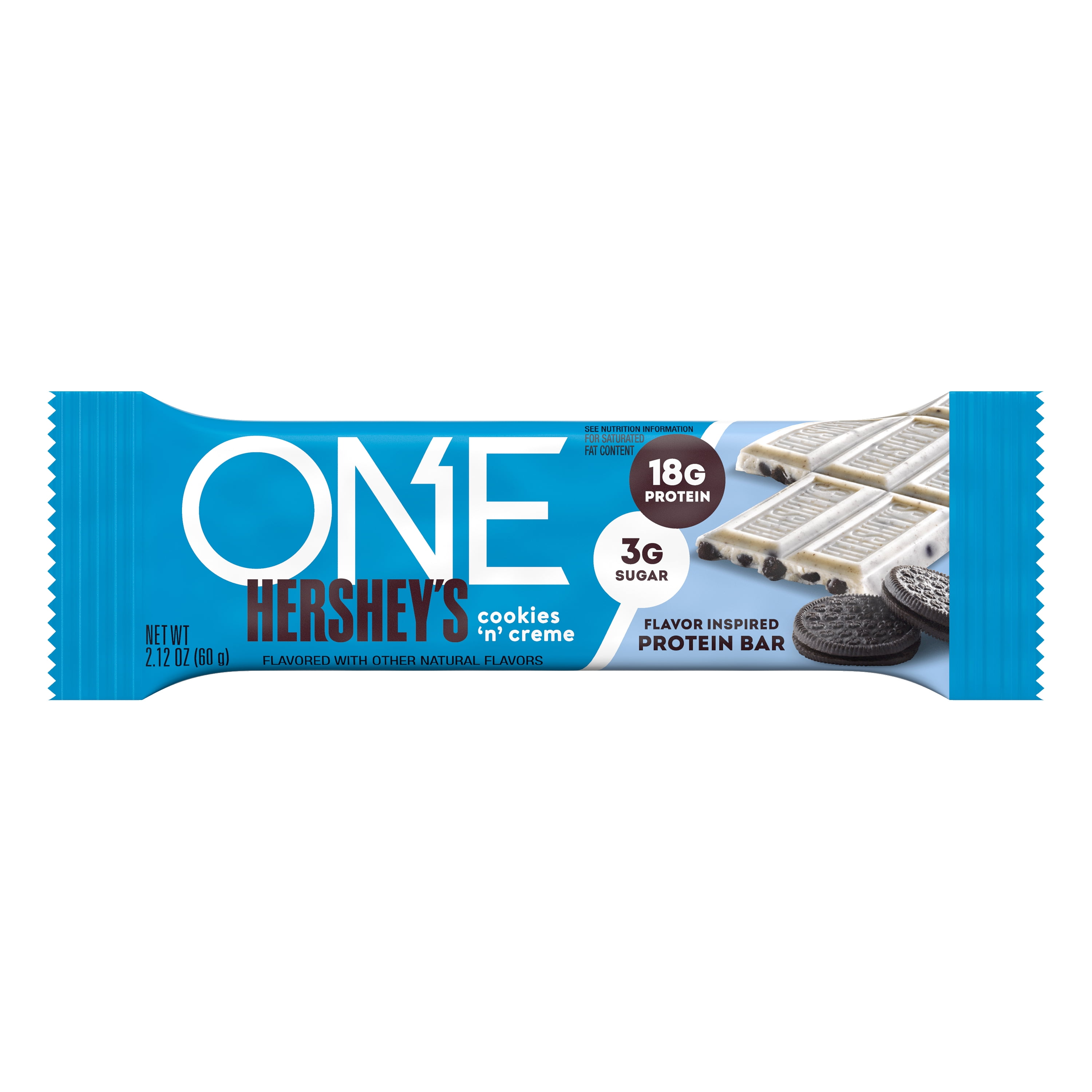 ONE Brands x Hershey Cookies n Creme Protein Bar, 18g Protein, 4 pack