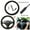 black, variant on Upgraded Heated Steering Wheel Cover Car 12 V 38 Cm Car Steering Wheel Heating Warm Steering Wheel Heating Cover With Lighter Steering Wheel Cover S