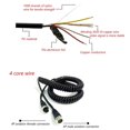 thumbnail image 3 of 8M Car Video Aviation Spring Line 4-Pin Extension Cable for Rear View Camera Truck Trailer, 3 of 5