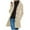 Beige, variant on Elabch Wool Blend Peacoats for Women Stand Collar Single Breasted Trench Coat Plus Size Thicken Solid Long Sleeves Winter Overcoat Black S