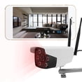 thumbnail image 3 of Cámara De Seguridad Inalámbrica Wifi Ip Seguridad Para El Hogar Al Aire Libre Ip66 Visión Nocturna Por Infrarrojos (720P, Enchufe De Ee. Uu.) Advancent AF000647-00, 3 of 6