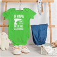 thumbnail image 3 of Papa Can't Fix It We're All Screwed Romper Boys or Girls Infant Baby Brisco Brands 12M, 3 of 6