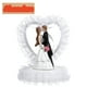 thumbnail image 1 of Decoración de pasteles Adornos de figuras de la pareja de novios para novios para la decoración de la mesa de bodas Decoración del automóvil, 1 of 7