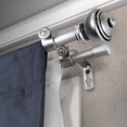 thumbnail image 2 of 5/8" Dia Adjustable 48"-84" double curtain rod with Frederick Finials - Satin Nickel,(5707-485D), 2 of 3