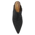 thumbnail image 4 of YDN Women Sexy Kitten Low Heel Mules Pumps Pointed Closed Toe Loafers Backless Slip On Sandals Suede Comfort Shoes Size 5.5 Black, 4 of 4