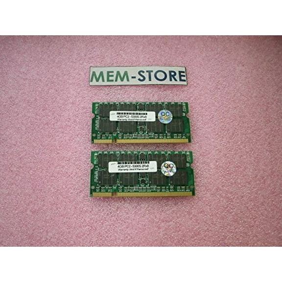 EM996AA 8GB 2x4GB PC2-5300 SODIMM Memory HP Compaq CQ50-102, CQ50-103, CQ50-104, CQ50-10