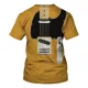 thumbnail image 2 of Camiseta De Manga Corta Estampada De Guitarra De Arte 3d, 2 of 7