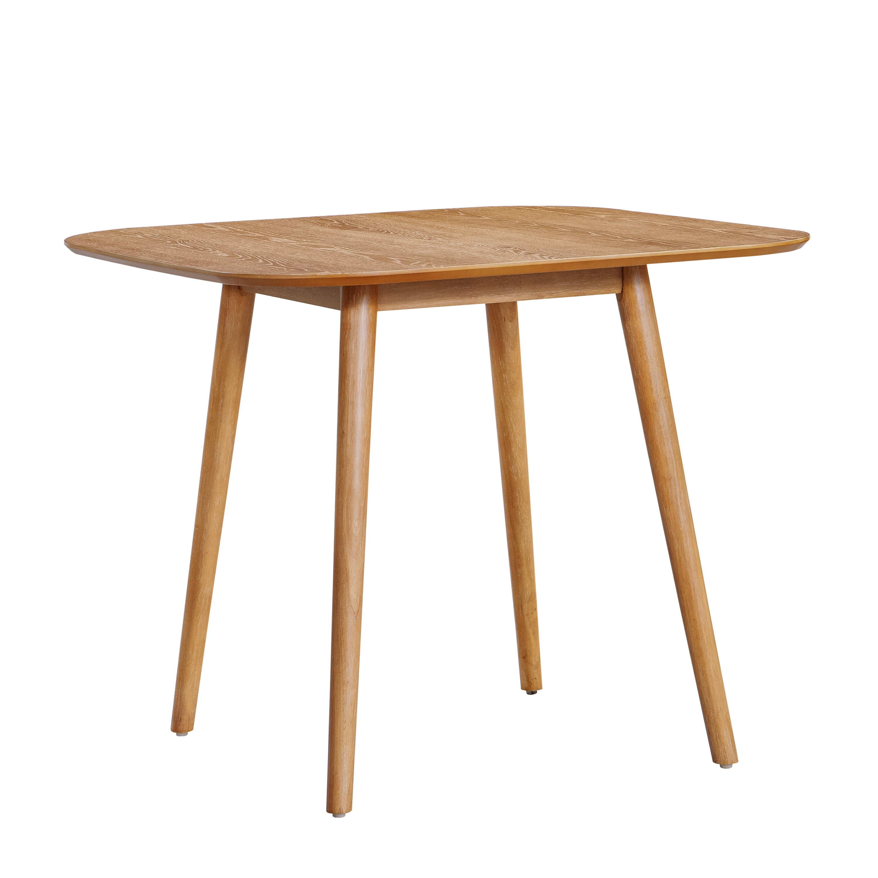 Euroco 35" Square Dining Table for 2, Solid Wood Kitchen Table for Dining Room, Small Space, Apartment,Home Office,Natural