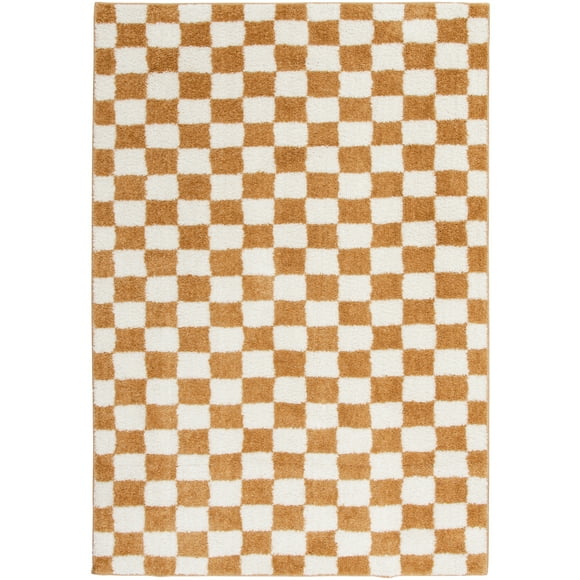 Rug Ease Checkerboard, 2'x3' Area Rug