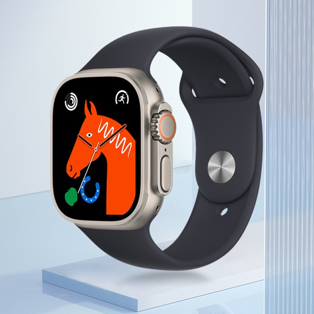 1 Smartwatch Fitness Reloj impermeable .91 pulgadas Sport 270mAh para Mujeres Hombres Negro