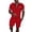 Red, variant on Short Sets for Men Summer Casual Jacquard Short Sleeve Quarter Zip Polo Shirt and Bermuda Shorts 2 Piece Matching Set