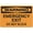 Warning Sign 4, variant on Warning Emergency Exit Do Not Block Sign 8"x12", Rust Free Aluminum Metal Sign Weather Resistant Durable Easy To Mount, Indoor Outdoor Use for Home Business Fire Safety Area