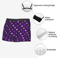 thumbnail image 5 of Wukai Purple Mardi Gras Print Men’s Underwear Breathable Boxer Briefs,&nbsp;Moisture Wicking & Breathable-X-Large, 5 of 7