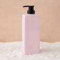thumbnail image 2 of Dispensador De Jabón Cuadrado, 3 Piezas Botella De Champú De Plástico De Loción Recargable De 400 Ml, Botella De Bomba Vacía para Baño, Cocina, Hotel - Rosa, 2 of 5