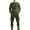 Army Green, variant on Wrtxtat Men's Quilted 2 Piece Casual Outfits Crewneck Pullover Jacquard Sweatsuit Pockets Drawstrings Sweatpants Joggers Tracksuit Set Dark Gray XXXL