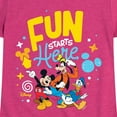 thumbnail image 3 of Disney Jr - Fun Starts Here  - Toddler & Youth Girls Short Sleeve Graphic T-Shirt, 3 of 5