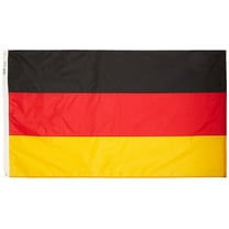 Germany Flag 3x5 ft. Nylon SolarGuard Nyl-Glo 100% Made in USA to Official United Nations Design Specifications by Flagmakers. Model 192898, Made in the USA!.., By Annin