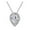 A, variante sur Dvkptbk Quartz Montre Ronde Collier Zircon Complet Boucles d'Oreilles la Proposition de Mariage Bijoux