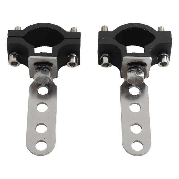 2Pcs Motorcycle Spotlight Bracket Electric Car Front Bumper Tube Clamp