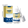 thumbnail image 2 of EGNMCR Tools&Home Improvement Ceramic Tile Repair Paint White Repair Paint Waterproof Paint Application Multifunctional Cover 30ml a Repair, 2 of 8