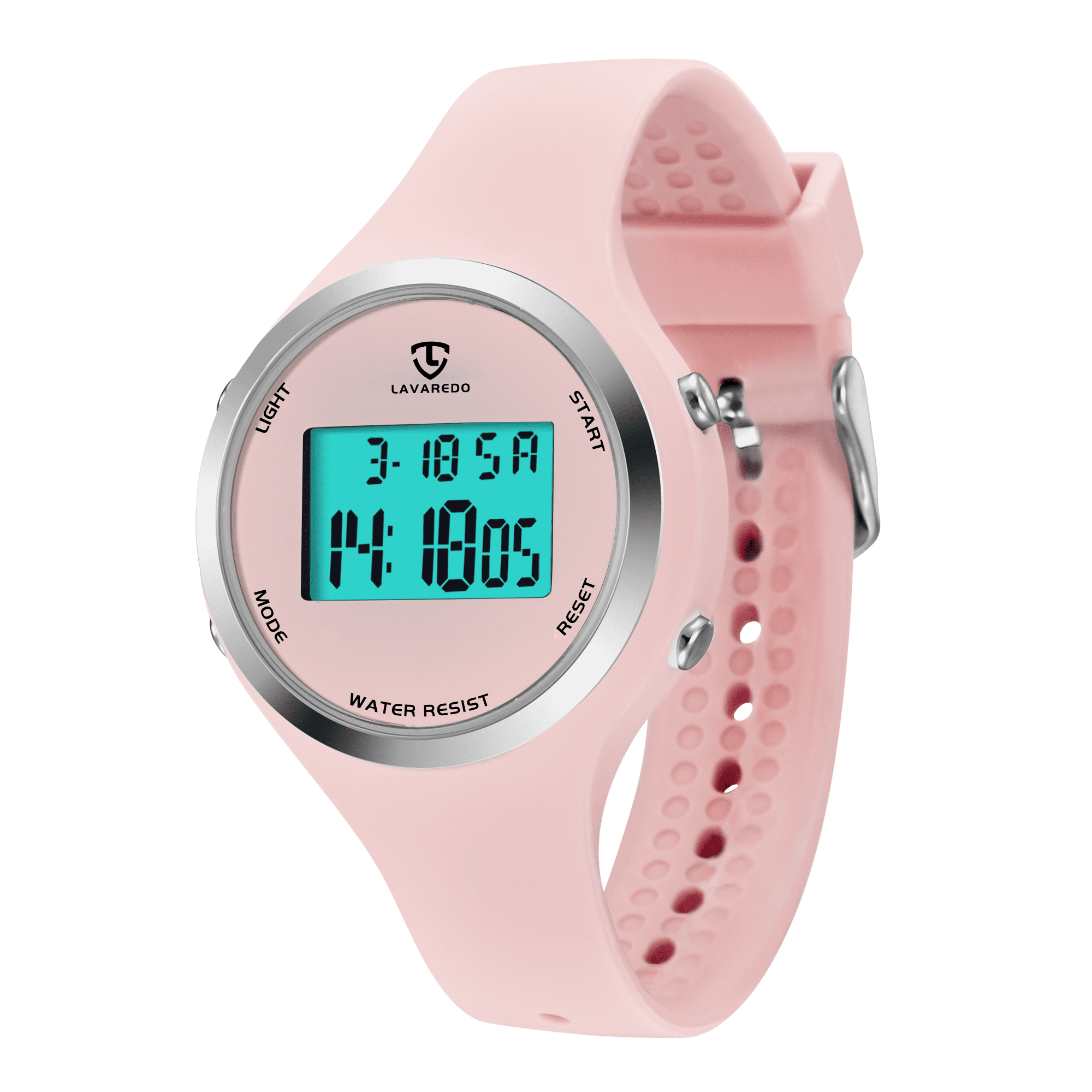 OFFCUP Kids Digital Watch, 30m Waterproof Sports Toddler Watch, PU Band Children's Wrist Watches, Cute LED Electrical Watches For Girls Boys Age 3-11 Indoor And Outdoor (Black-Round