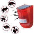 thumbnail image 1 of Solar Strobe Light Solar Alarm Light with Motion Detector 110db 24 Hours Mode + Night Mode Sound Security Siren Light IP65 Waterproof  Protect Your Home  Farm  Barn  Villa Yard, 1 of 5