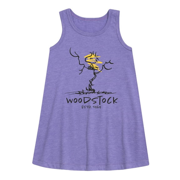 Peanuts - Woodstock Estd - Toddler & Youth Girls A-line Dress