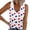 Multicolor#1, variant on Womens American Flag Printed Ribbed Tank Tops Funny Stars Graphic Shirts Button V Neck Sleeveless Tees for 4th of July
