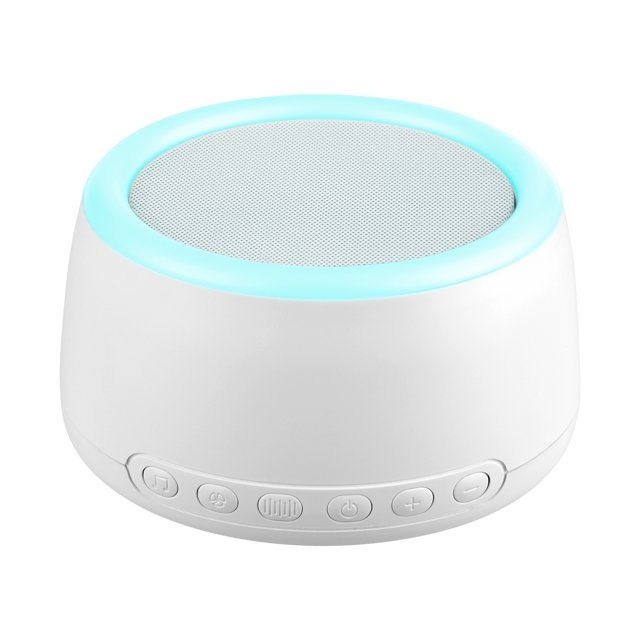 Riwcyla Desktop Rechargeable White Noise Machine Sleep Therapy Sound Machine 30 Soothing Sounds 30min60min TimerLoop Playback Connection with Colorful Touch Control Night for Adults Relaxing Me