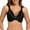 Black, variant on Women's Solid Color Lace Underwire Front Button Bra for Larger Sizes, Siren Lace with Supportive Structure, Comfortable Support for Larger Cups Perfect for Daily Wear