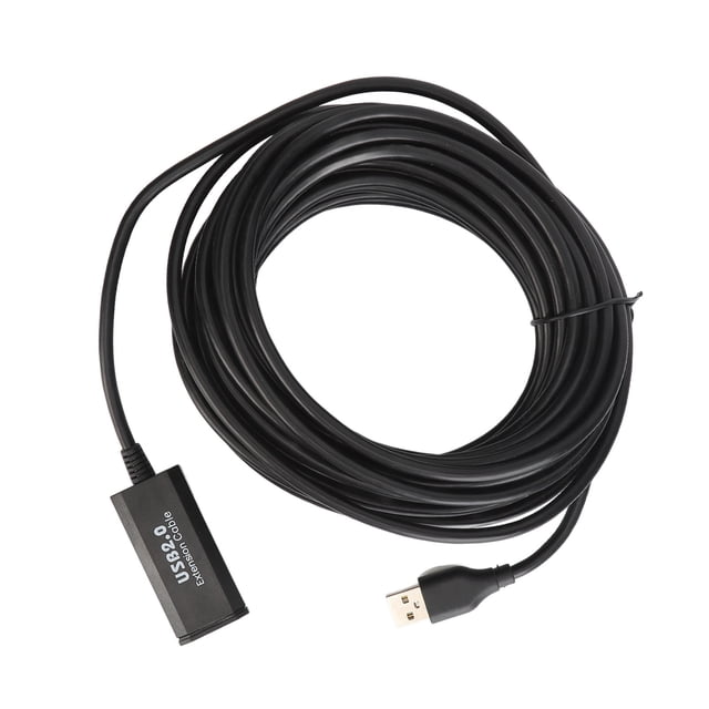 Long USB Extension Cord, Flexibility USB Extension Cable Wide Compatibility 480Mbps Transfer Speed 33FT PVC For Camera For Keyboard