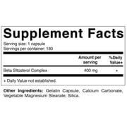 2 Pack - Vitamatic Beta Sitosterol Complex 400 mg 180 Capsules