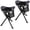Triangle, Black 2 Pack, variant on RedSwing Camping Stool Folding, Portable and Lightweight Tall Tripod Camp Stools for Fishing Backpacking Hiking Hunting, Blue