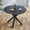 Black, variant on Lecut Round Dining Table for 4, Mid Century Modern 42" Black Round Dining Room Table, Round Kitchen Table for Dining Living Room, Office, Small Spaces