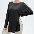 thumbnail image 1 of Blusa de yoga ligera, de secado rápido y con protector solar fresco, camiseta holgada y transpirable para mujer, ropa deportiva de manga larga para yoga, 1 of 6