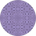 thumbnail image 1 of Ahgly Company Tapis d'Intérieur Lavables en Machine, Ronds, Transitionnels, Violet Lilas Lumineux, Ronds de 3', 1 of 7