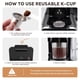 thumbnail image 4 of Cápsulas K reutilizables de acero inoxidable, filtros de café permanentes para cafetera Ninja, cápsulas de café reutilizables ecológicas compatibles con CFP201 CFP301 Dual Brew Pro (paquete de 2), 4 of 5