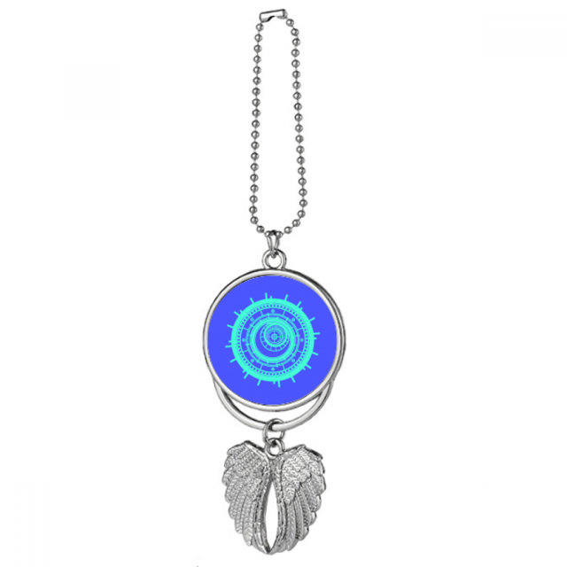Gearwheel Combination Spell Silver Wing Car Pendant Decoration